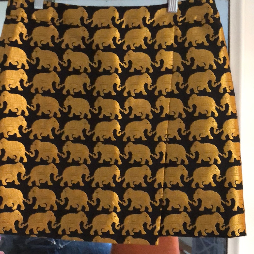 J Crew faux wrap miniskirt.